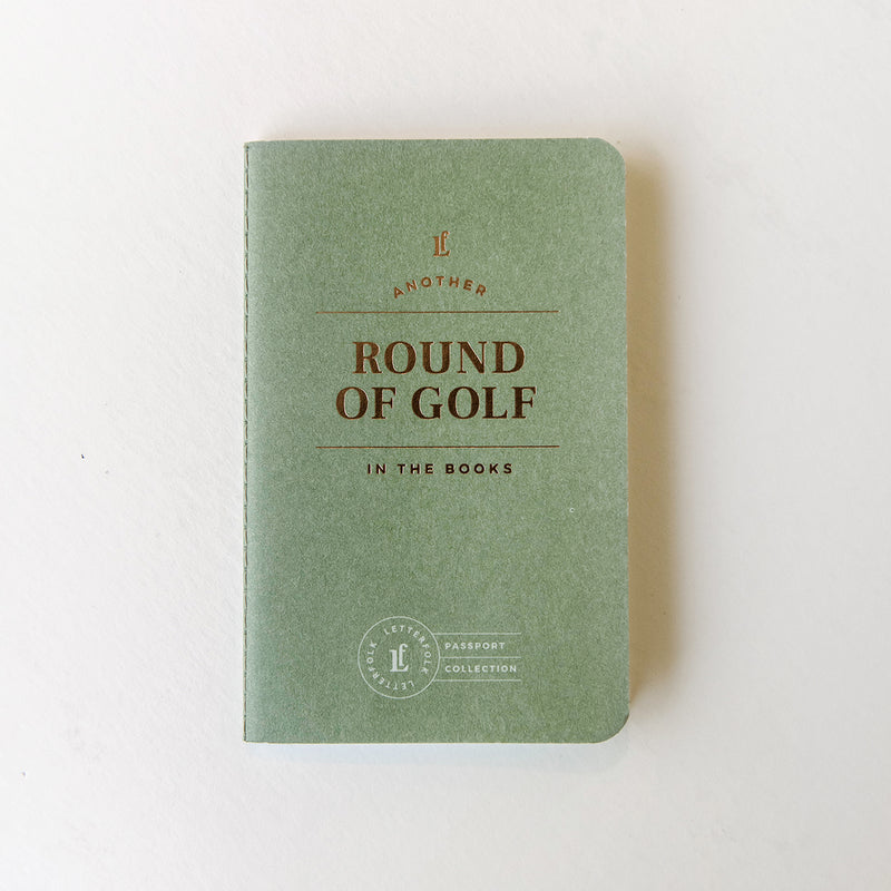 Round of Golf Notebook