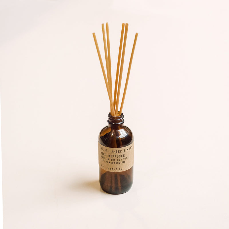 PF Candle Amber and Moss Reed Diffuser