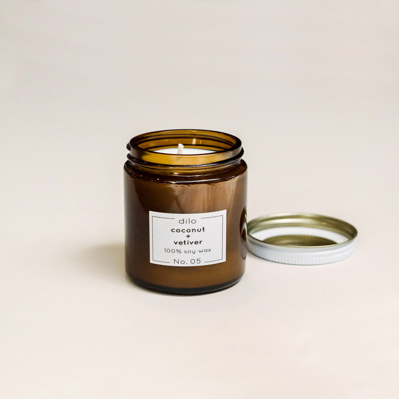 Dilo Coconut and Vetiver Candle