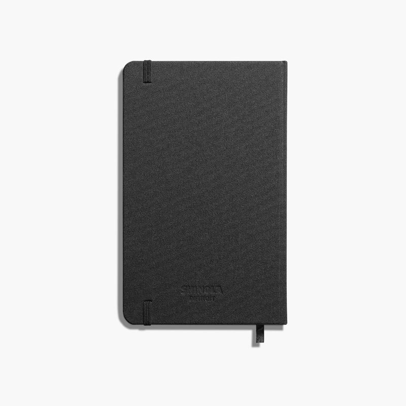 Shinola Black Linen Notebook