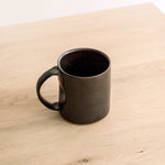 Smooth Handmade Pottery Mug Black